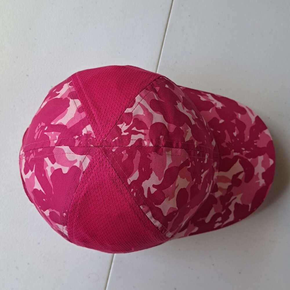 Under Armour Womens Pink Camo Adjust Baseball Cap Hat Poly Casual Golf - Picture 7 of 8
